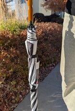 Mobile Pro Shop Umbrella - 62" Checkerboard black & white design