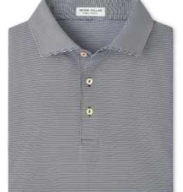 Peter Millar Summer Comfort Polo - Black Pin Stripe - ME0EK11S