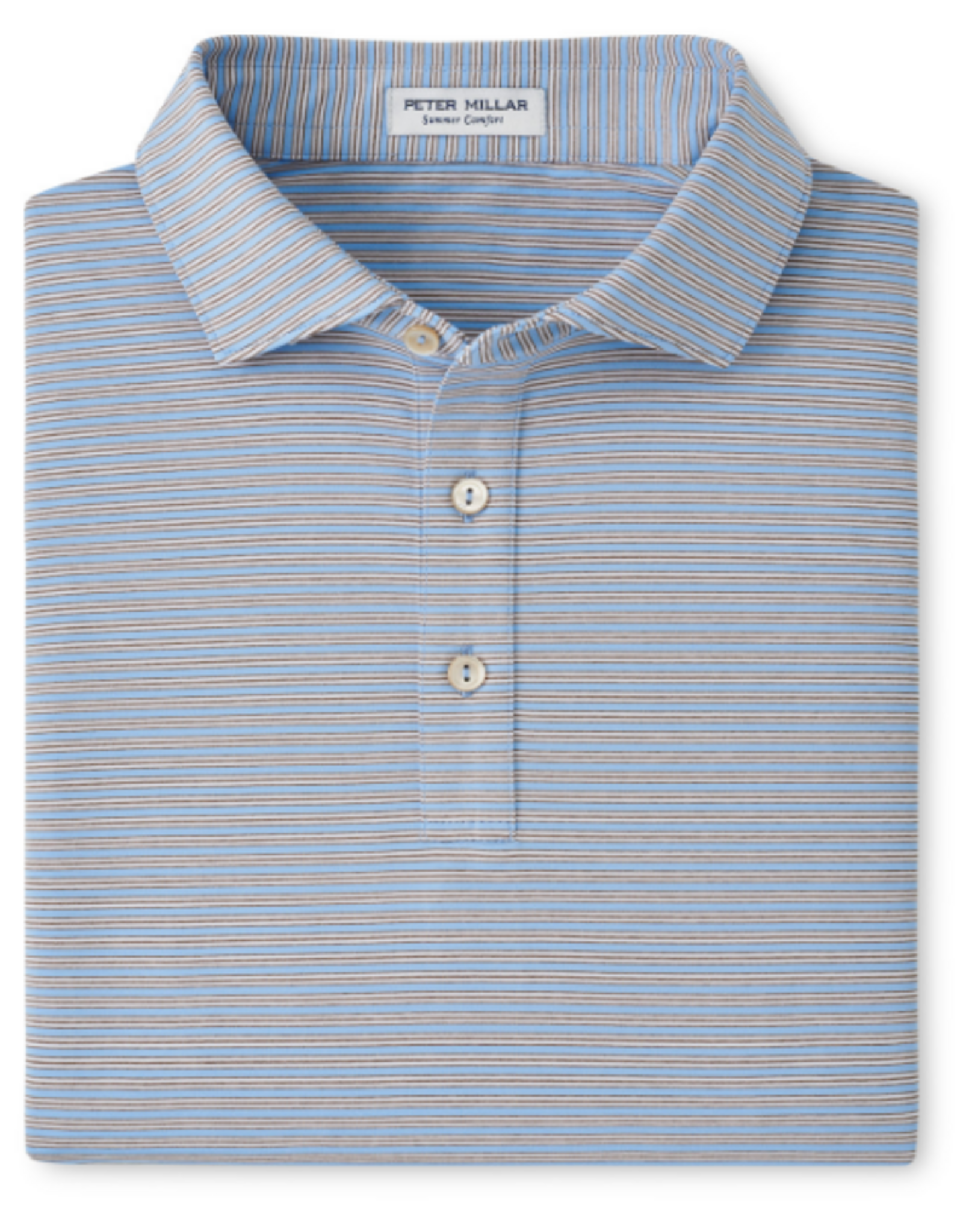 Peter Millar Summer Comfort Polo - Cottage Blue - MF25EK04S