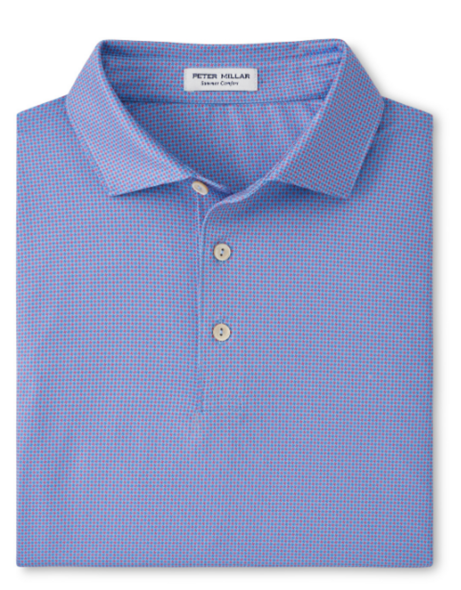 Peter Millar Summer Comfort Polo - Cottage Blue Phoenix - MF25EK18S