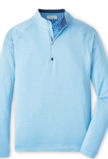 Peter Millar Beaumont Performance Quarter Zip - Cottage Blue - MF25EK46