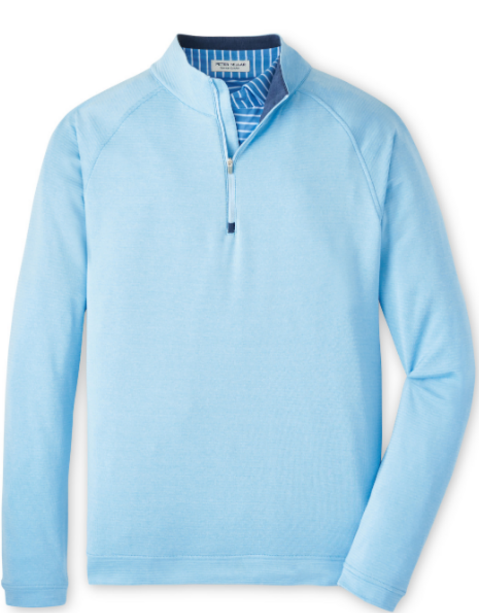 Peter Millar Beaumont Performance Quarter Zip - Cottage Blue - MF25EK46