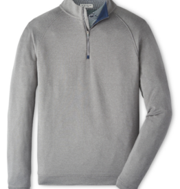 Peter Millar Beaumont Performance Quarter Zip - Oslo Grey - MF25EK46