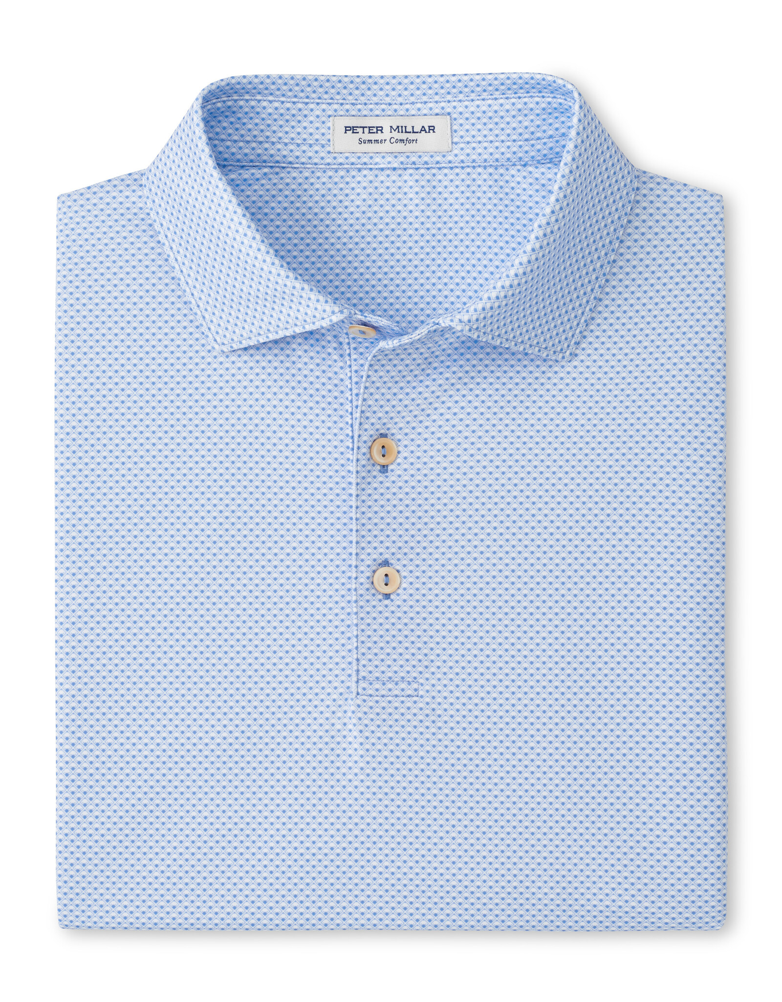 Peter Millar Medina Performance Jersey Polo - BlueBird - MS26EK05S