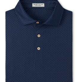 Peter Millar Bunker Bar Performance Jersey Polo - Navy/Blue Tees - MS26EK06S