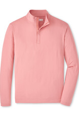 Peter Millar Featherweight Performance Quarter-Zip  - Salmon/Pink - MS26EK87
