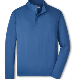 Peter Millar Featherweight Performance Quarter-Zip  - Windsor Blue - MS26EK87