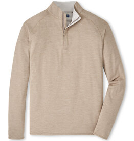 Peter Millar Stealth Performance Quarter-Zip - Biscotti -  MS26XK60