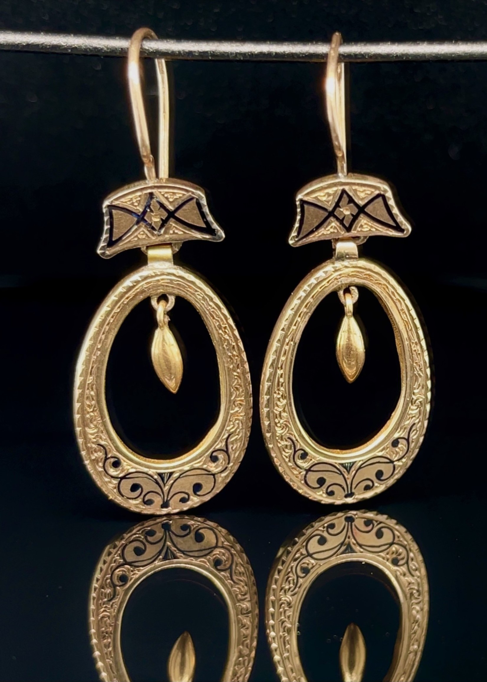 The ADELINE Enameled Earrings