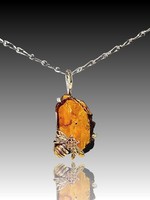 Fire & Facet Signature Tourmaline Bee Pendant on SS chain