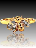Diamond BEE ring
