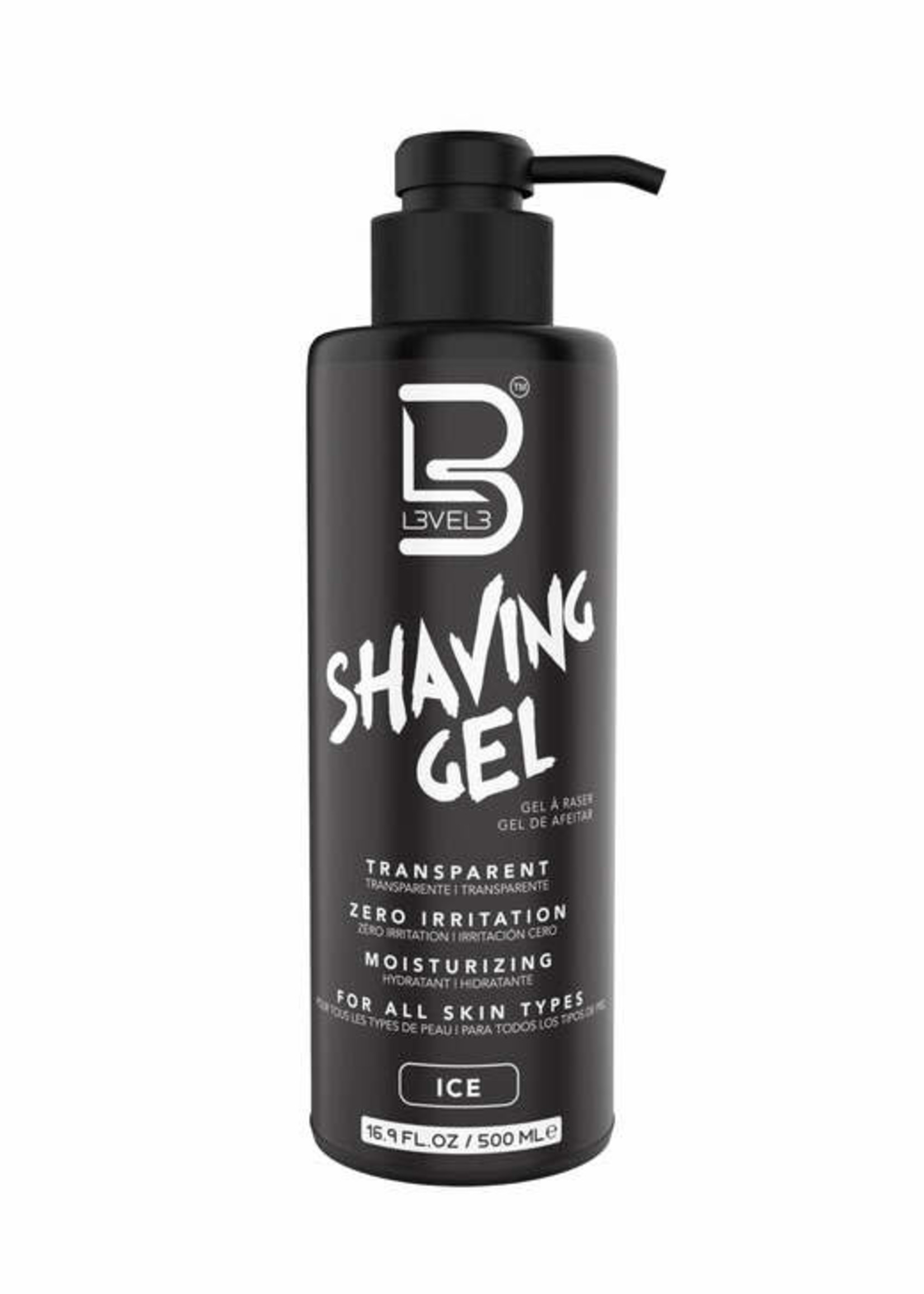 Level 3 L3 Shaving Gel Ice- 500 ML