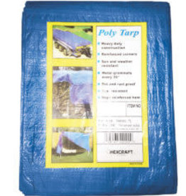 Wolverine 10' x 12' Blue Poly Tarp 1012T