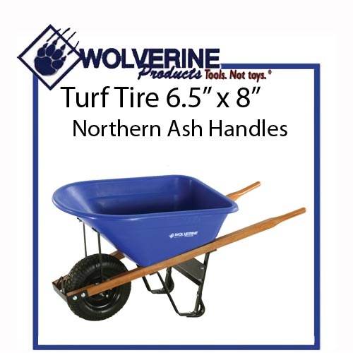 6 Cu Ft Poly Wheelbarrow - Beans Farm, Inc