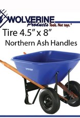 Wolverine 8 Cu Ft Poly Wheelbarrow P8WB