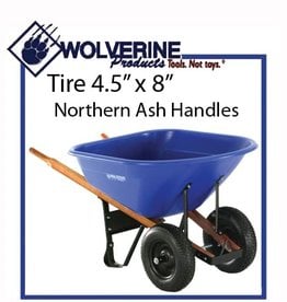 Wolverine 8 Cu Ft Poly Wheelbarrow P8WB