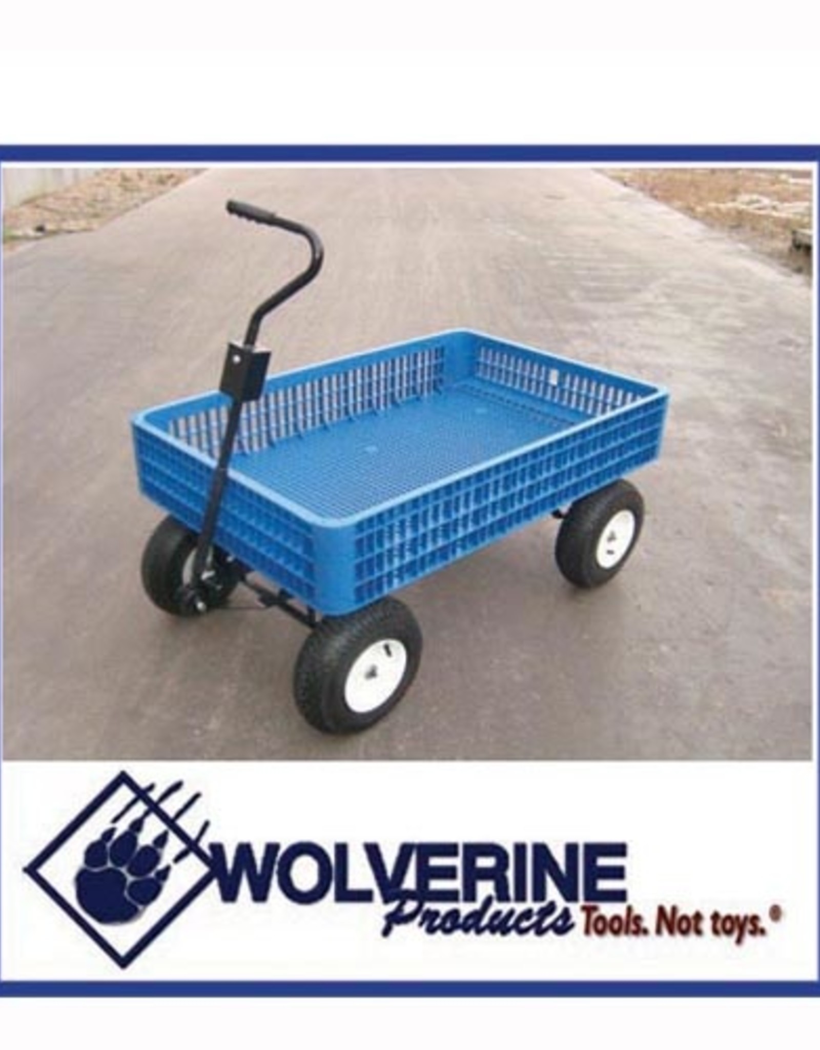 Wolverine Poly Utility Wagon 30" x 46" x 7 1/2" P48UW