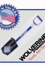 Wolverine 12" Diamond Pt Spade , Shovel 26" Steel Handle DH12DP