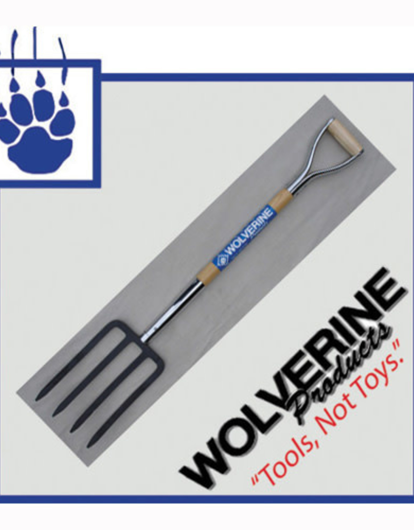 Wolverine Spading Fork, 30" Wood Handle WD29SF
