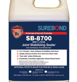 SEK Surebond SB-8700 Wet-Look Joint Stabilizing Solvent Based Sealer w/Anti-Fungal Gallon