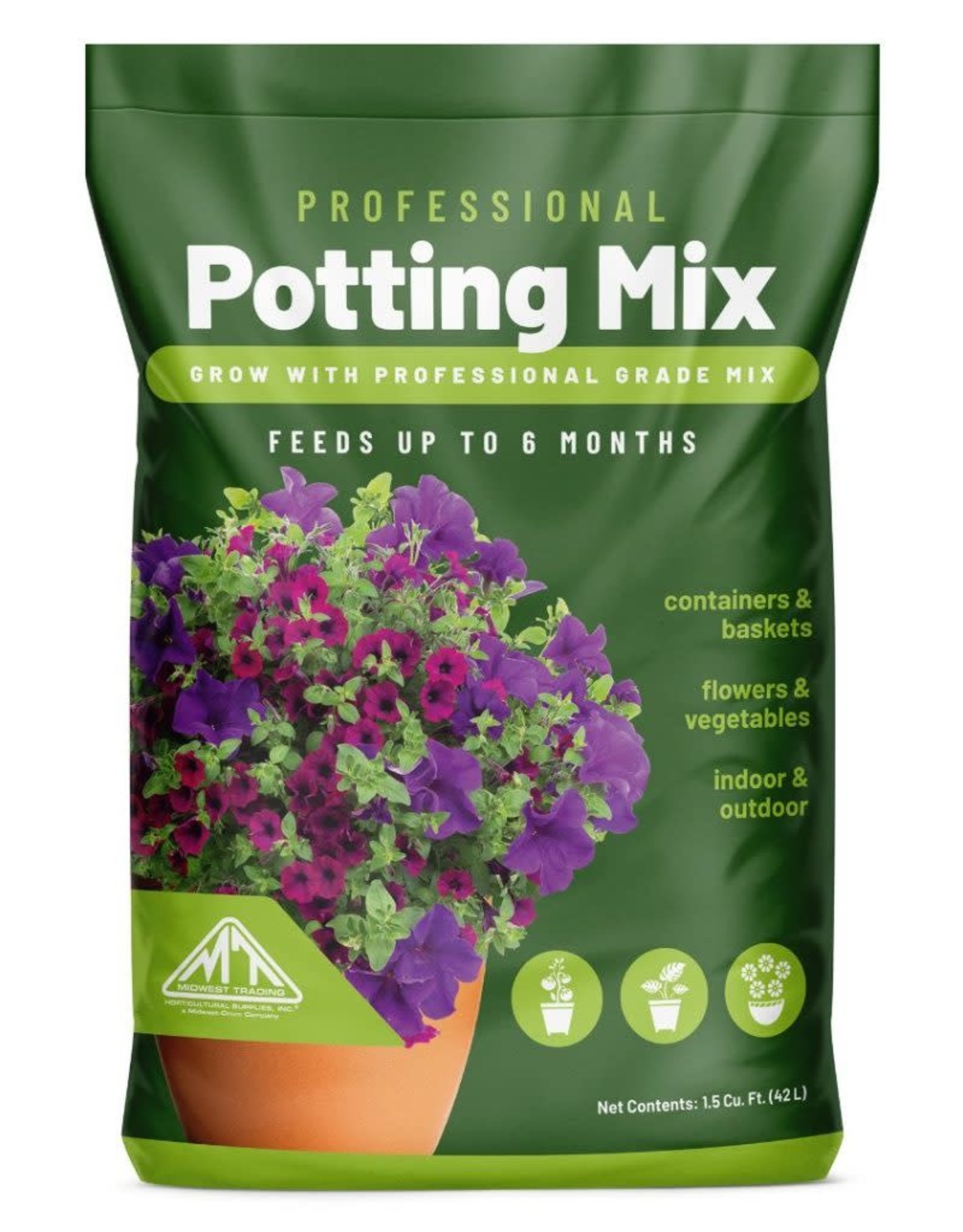 Midwest Trading Professional Potting Mix, 1.5cf