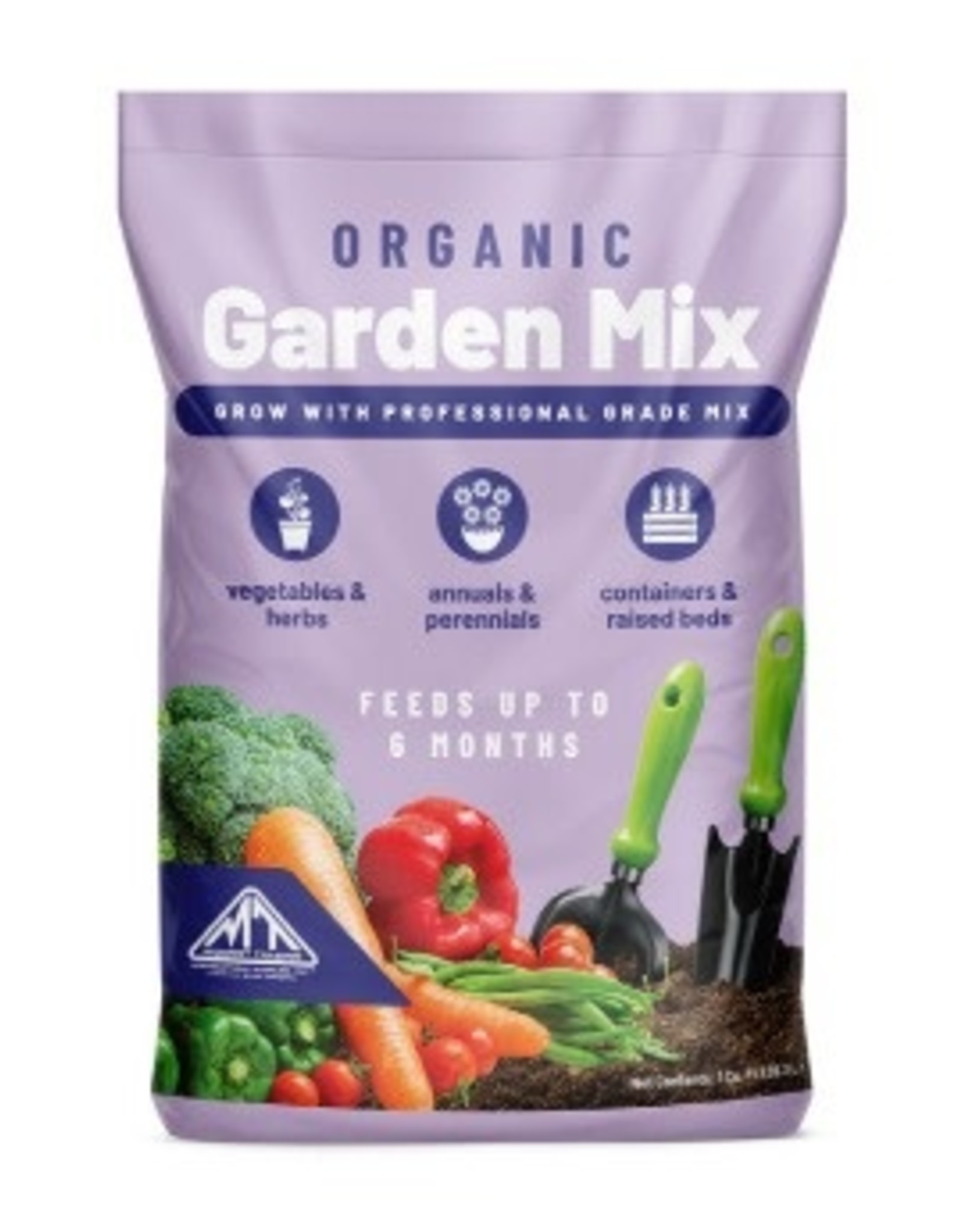 Midwest Trading Organic Garden Mix, 1cf bag