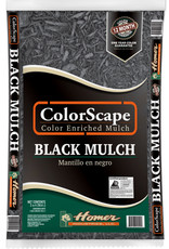 Homer Industries Dyed Black Mulch, 2cf Bag