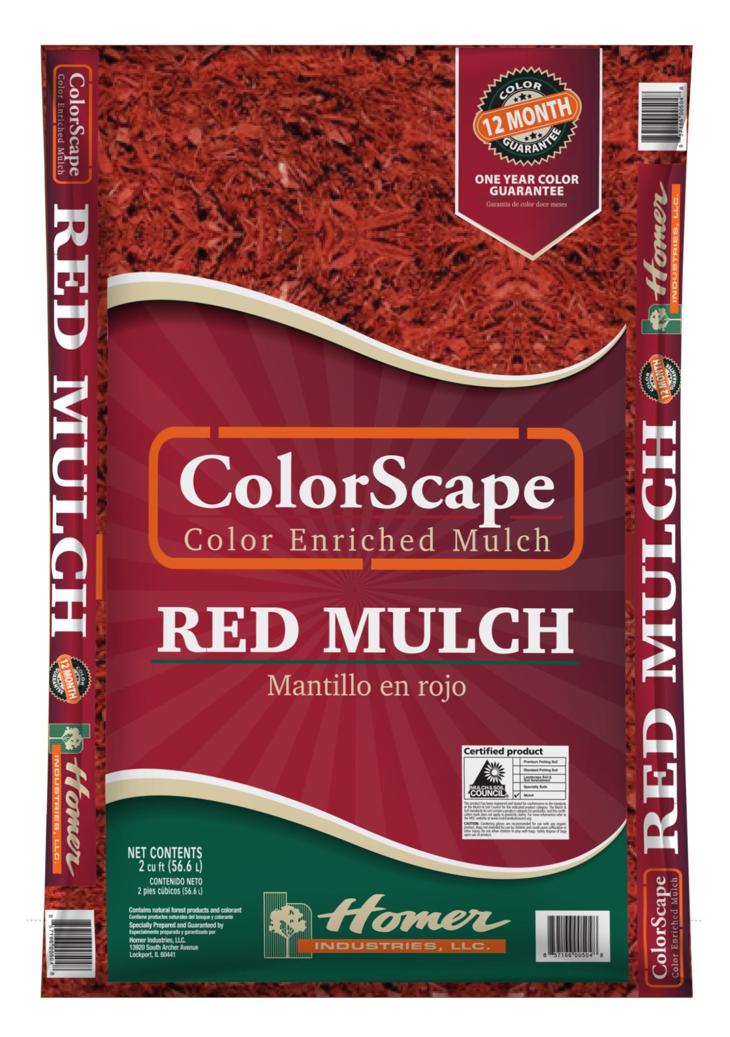 MULCH -- Dyed Red – Green Roof Supply