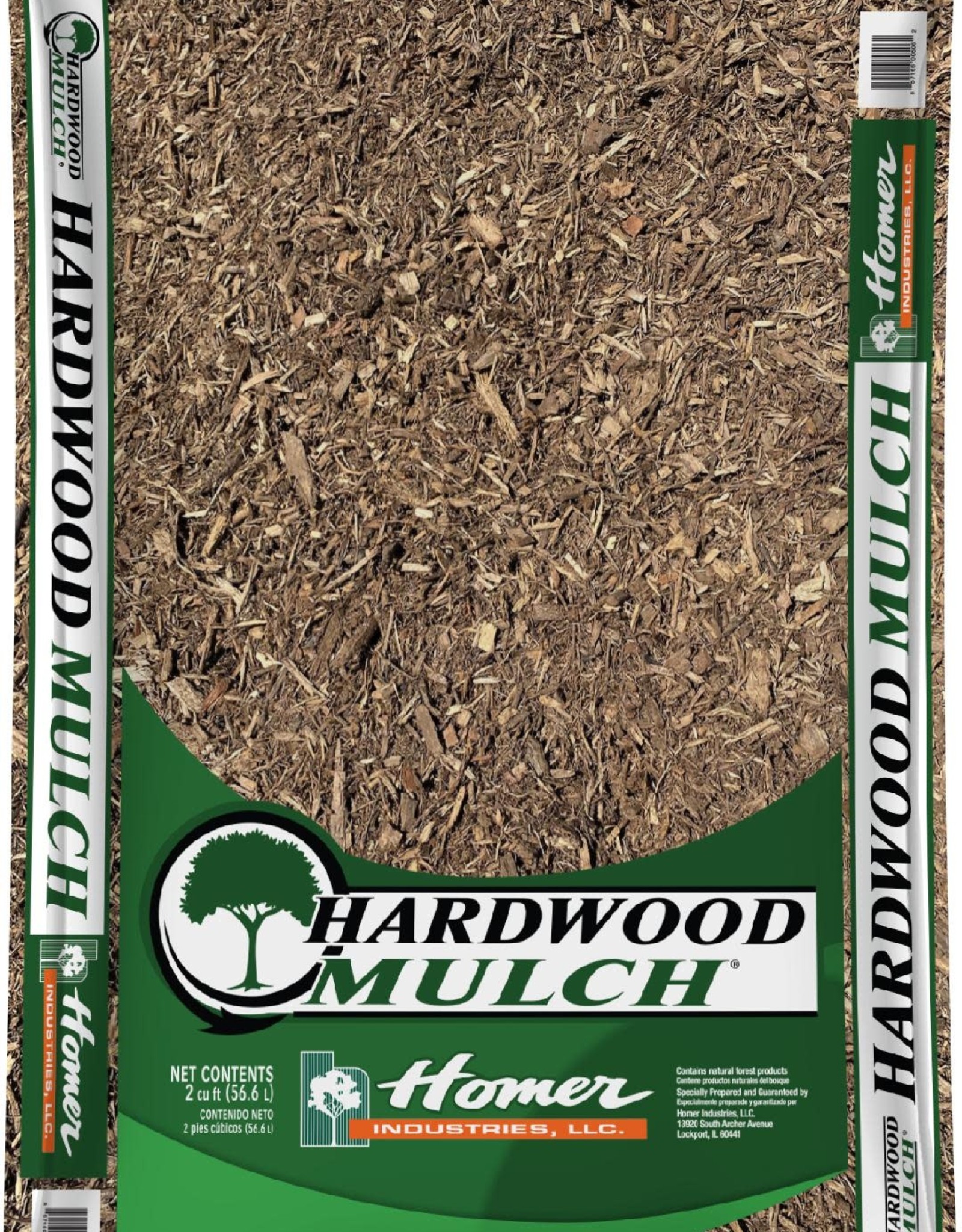 Homer Industries Bean's Blend Hardwood Mulch, 2cf bag