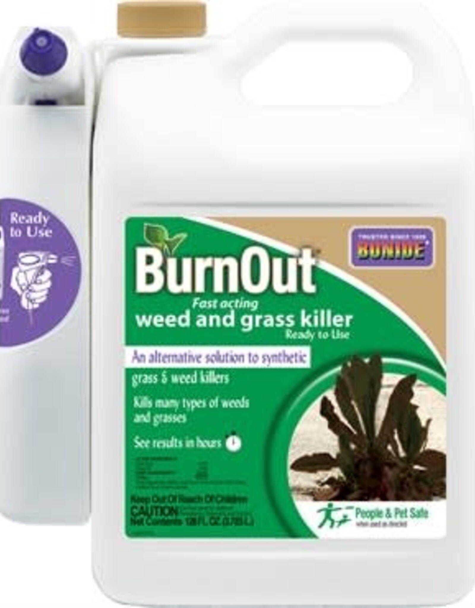Bonide Burnout Weed & Grass Killer RTS with Power Sprayer