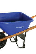 Wolverine Heavy Duty 6CF Wheelbarrow, Flat-Free Tires