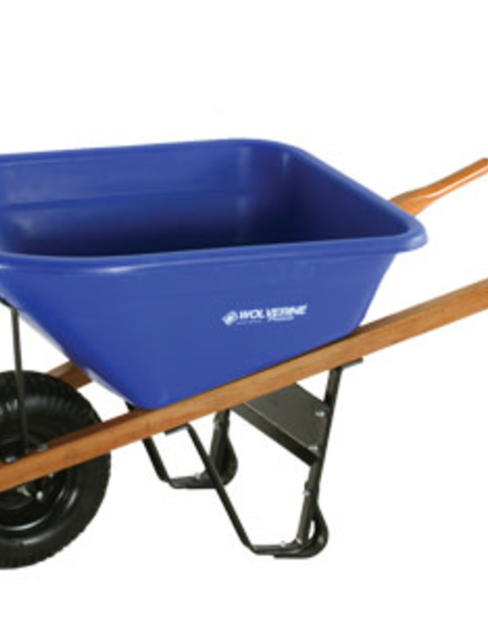 Wolverine Heavy Duty 6CF Wheelbarrow, Flat-Free Tires