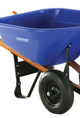 Wolverine Heavy Duty 8cf Wheelbarrow, Flat -Free Tires