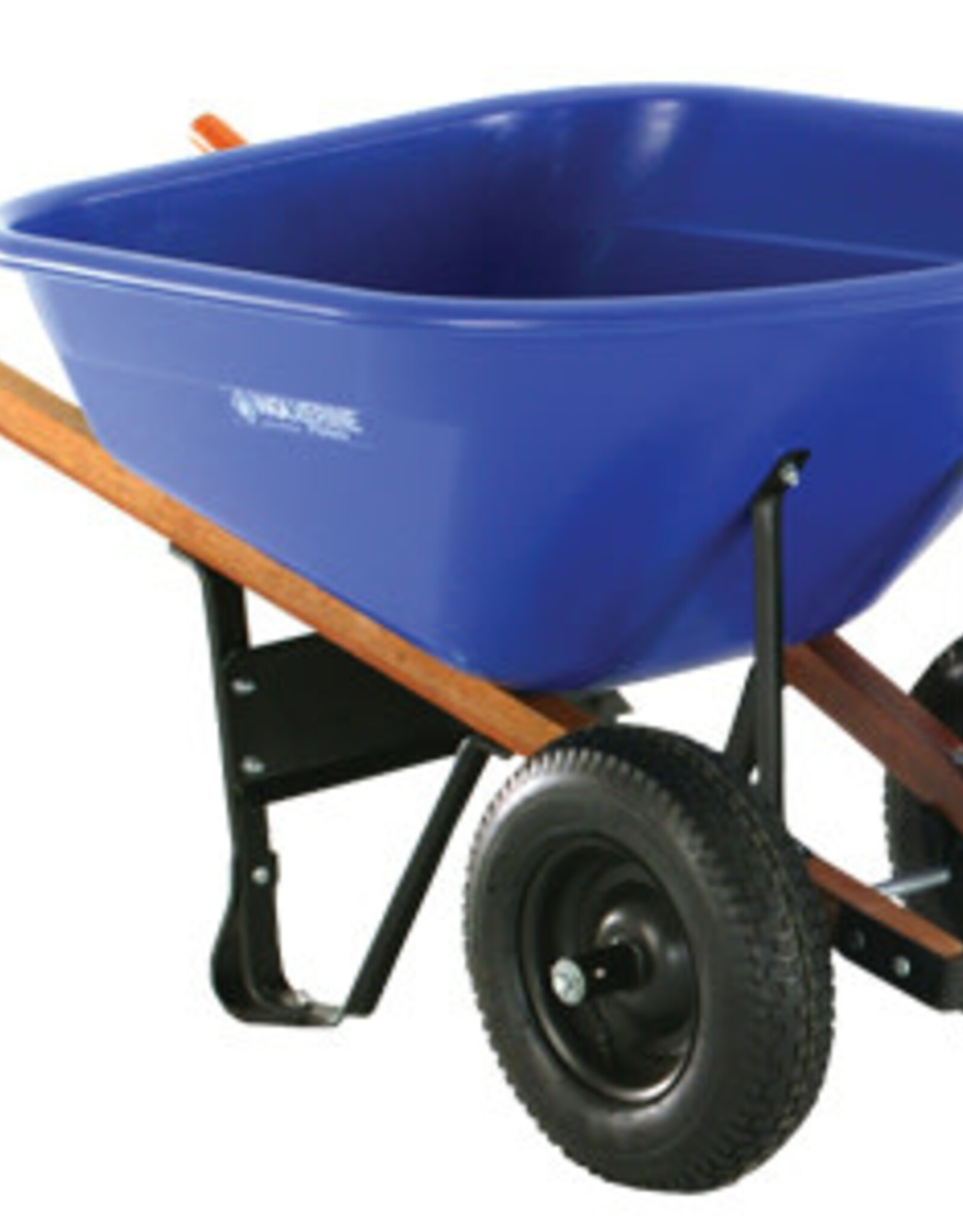 Wolverine Heavy Duty 8cf Wheelbarrow, Flat -Free Tires