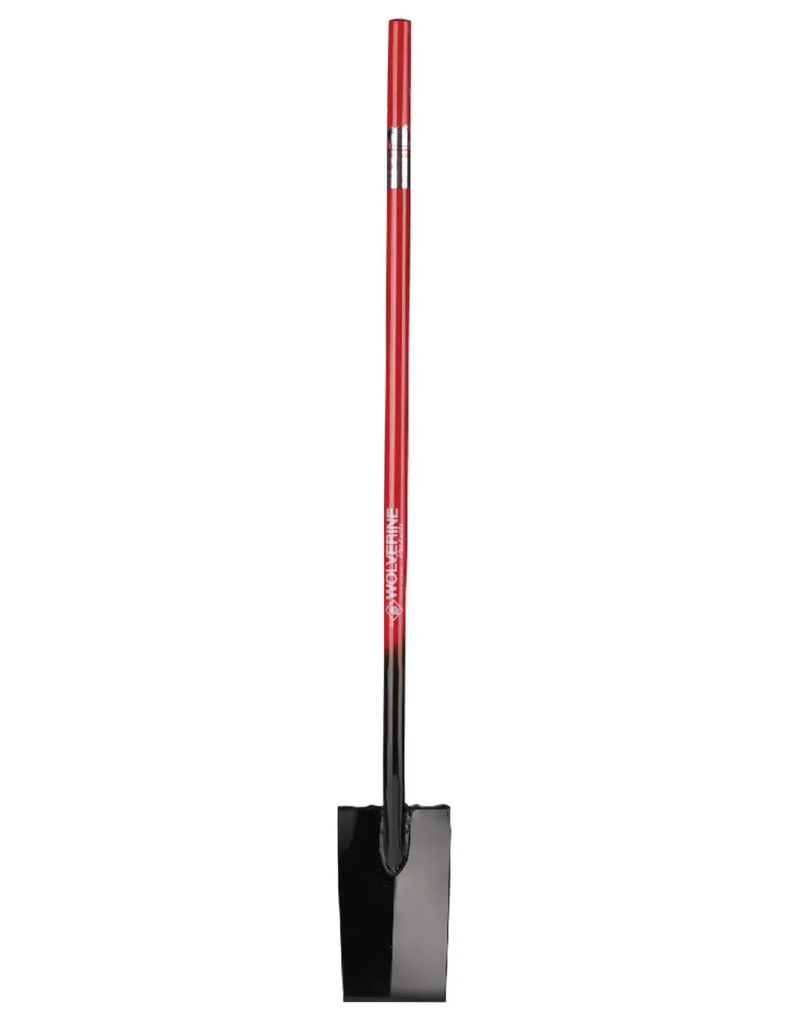 Wolverine All-Steel Spade, 54" Long Handle, 12" Straight Blade