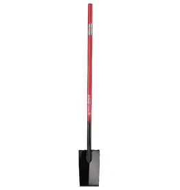 Wolverine All-Steel Spade, 54" Long Handle, 12" Straight Blade