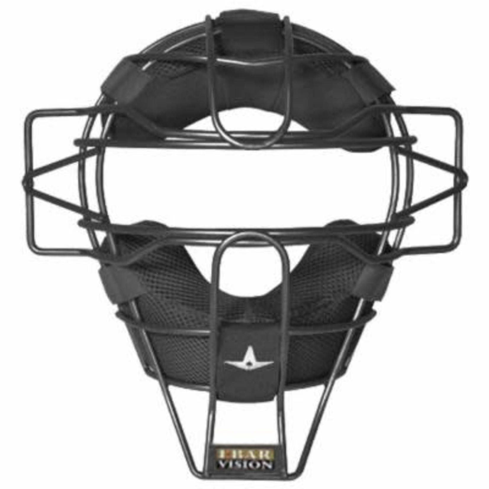 All Star Ultra Cool Lightweight Umpire Face Mask with Luc Pads