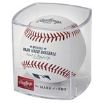 Rawlings Rawlings Official MLB Baseball in Collectible Cube Autographs Ball Clear
