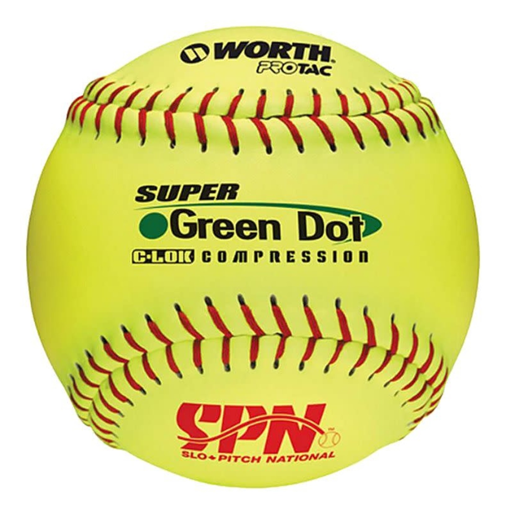 WORTH Worth 11" .44 Cor Green Dot Softball