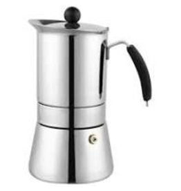 Cuisinox CAFETIERE ESP. AMORE 4-TASSES, ACIER, INDUCTION