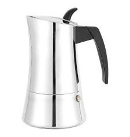 Cuisinox CAFETIERE ESP. 4-TASSES CAPRI, ACIER/INDUCTION