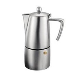 Cuisinox CAFETIERE MILANO 6-TASSES, ACIER SATIN, INDUCTION