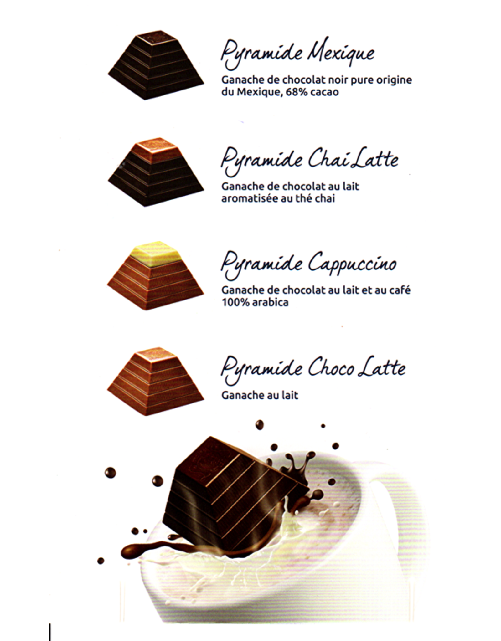 Pyramide pour chocolat chaud