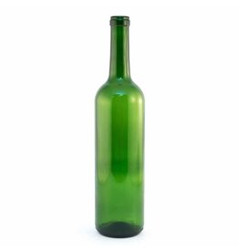 Bouteilles bordeaux vertes 750ml/cs.12