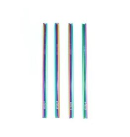 Ensemble pailles inox, brosse et étui
