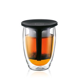 Bodum TEA FOR ONE verres, dbl paroi, 0.35 l, 12 oz avec infuseur