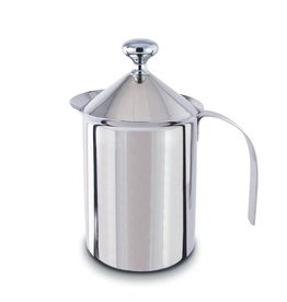 Cuisinox Mousseur à lait manuel 500mL inox