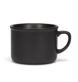 Tasse classic mat cappuccino - Noir