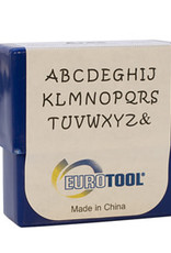 Eurotool Aras Letter Stamp Set 2mm