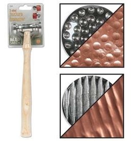 Beadsmith Texture Hammer Dimple / Narrow Stripe Hammer